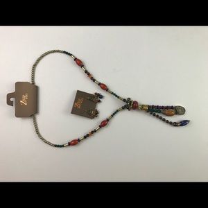 Necklace and earrings